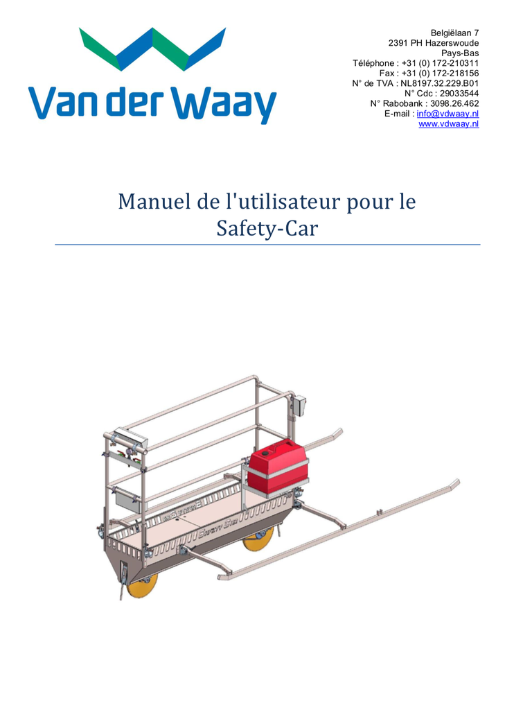 Handleiding Safety Cart V1-12 Frans