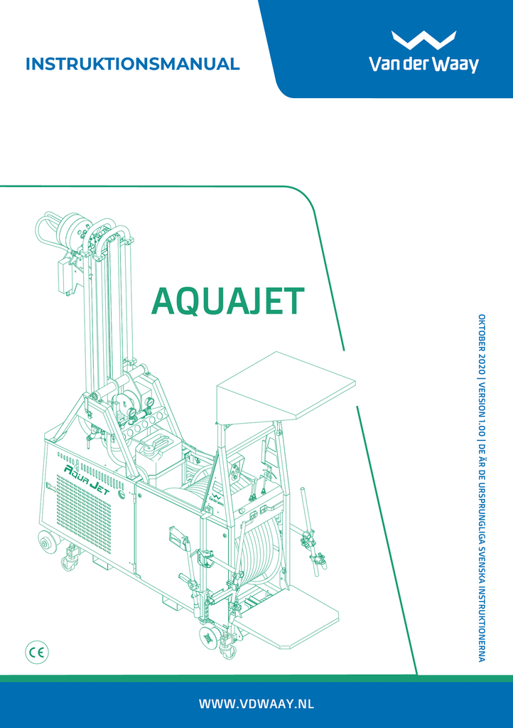 Instruktionsmanual AquaJet V1-20