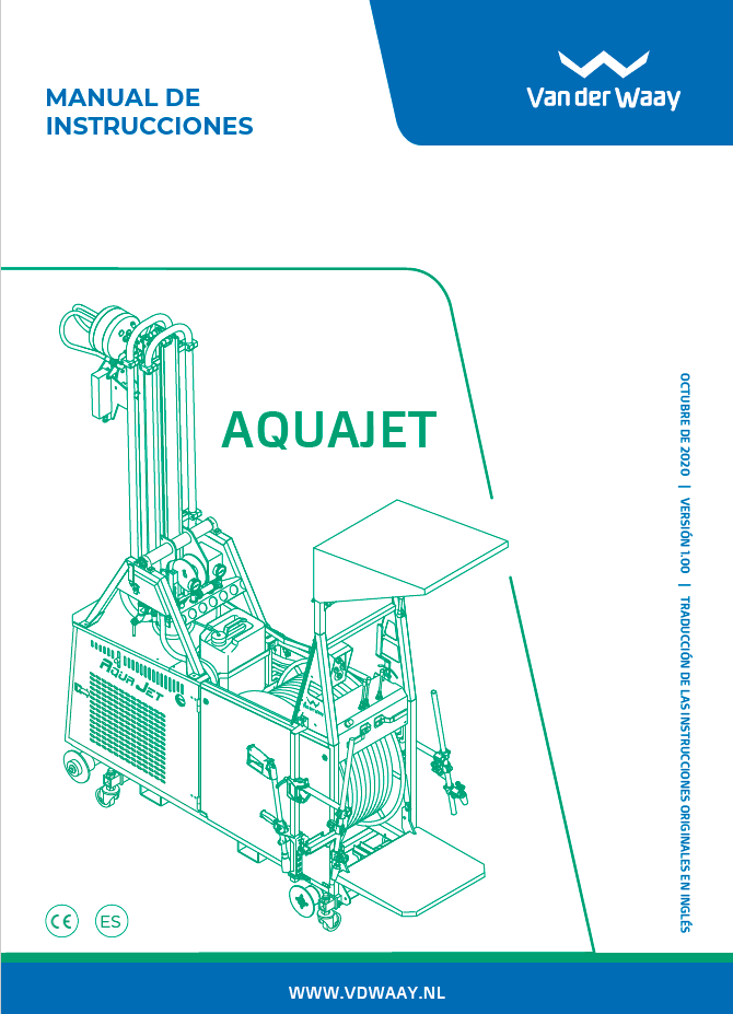 Handleiding AquaJet V2-21 Spaans
